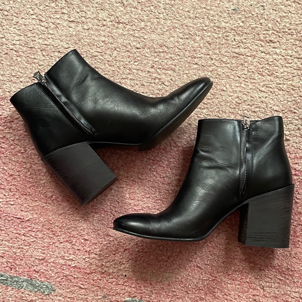 Acne Studios Black Ankle Booties (Size 39) - Picture 3 of 9